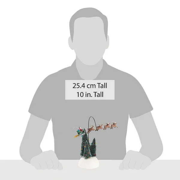 Department 56 Original Snow Village<Animated Flaming Sleigh