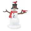 Department 56 Village Accessories<Cardinal Christmas Snowman
