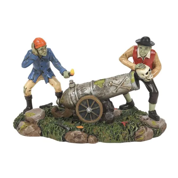 Department 56 Snow Village Halloween<Explosive Skullduggery