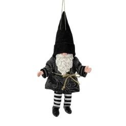 Department 56 Sale<Gnome Black And Gold Orn