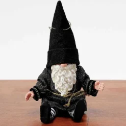 Department 56 Sale<Gnome Black And Gold Orn