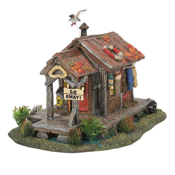 Department 56 Snow Village Halloween<Haunted Swamp Shanty