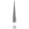 Department 56 Christmas Basics<Med. Silver Glitter Spike Tree