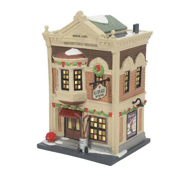 Department 56 Christmas In The City<Nelson Bros. Sporting Goods