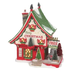 Department 56 North Pole Series<North Pole Sisal Tree Factory