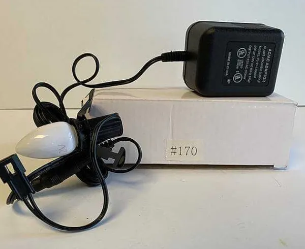 Department 56 Replacement Parts<Replacement Adapter 12V Ac 700Ma Black W/Bulb And Male Aux Clip