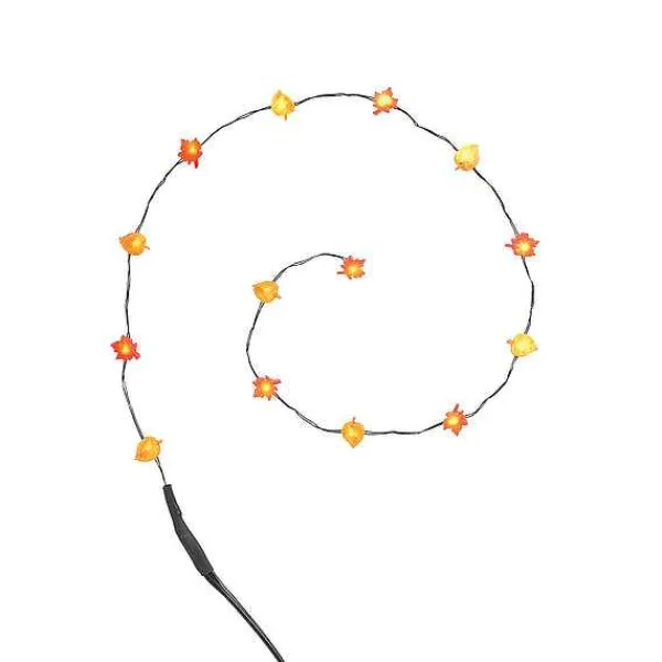 Department 56 Village Halloween Accessories<String Of Lit Autumn Leaves