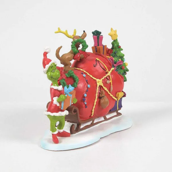 Department 56 Grinch Villages<The Grinch's Small Heart Grew