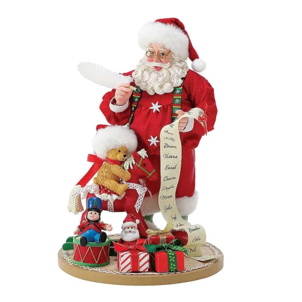 Department 56 New Santas<The Man With All The Toys Le