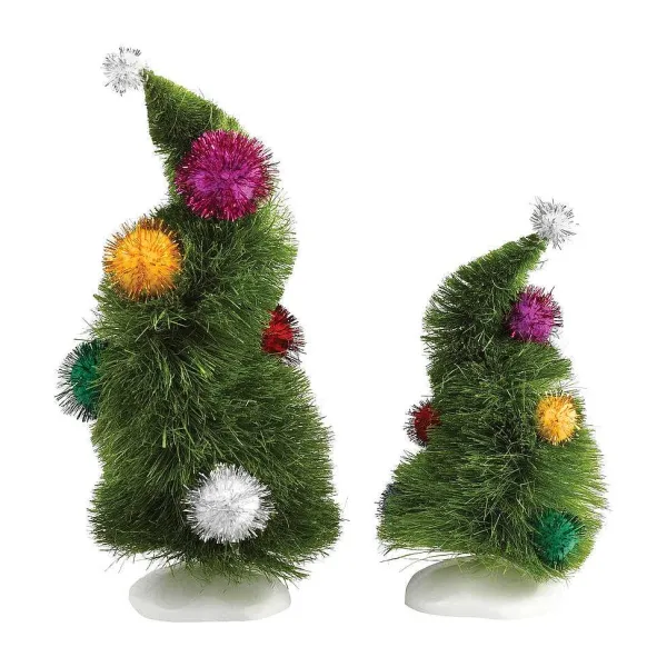 Department 56 Grinch Villages<Wonky Trees, Set Of 2