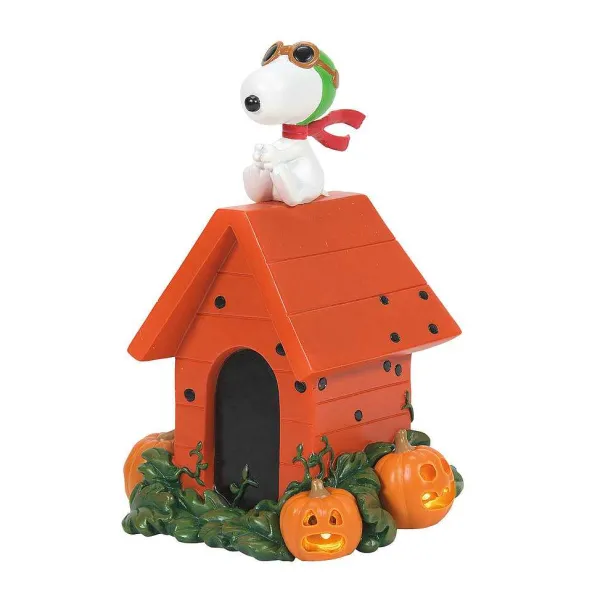 Department 56 Peanuts Village<World War 1 Flying Ace